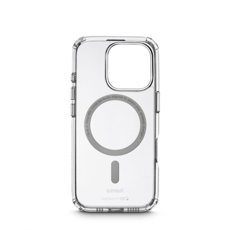 Hama Mobilcover Extreme Protect iPhone 16 Pro MagCase Transparent
