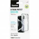 Hama Mobilcover Extreme Protect iPhone 16 Pro MagCase Transparent