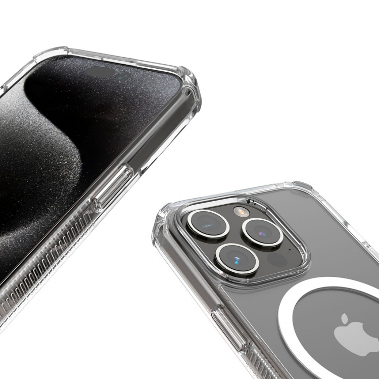 Hama Mobilcover Extreme Protect iPhone 16 Pro Max MagCase Transparent