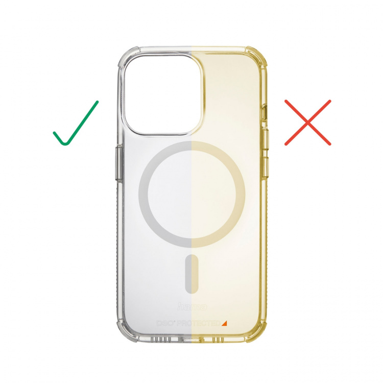 Hama Mobilcover Extreme Protect iPhone 15 MagCase Transparent Hama Mobilcover Extreme Protect iPhone 15 MagCase Transparent