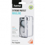 Hama Mobilcover Extreme Protect iPhone 15 MagCase Transparent Hama Mobilcover Extreme Protect iPhone 15 MagCase Transparent