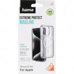 Hama Mobilcover Extreme Protect iPhone 15 Pro MagCase Transparent