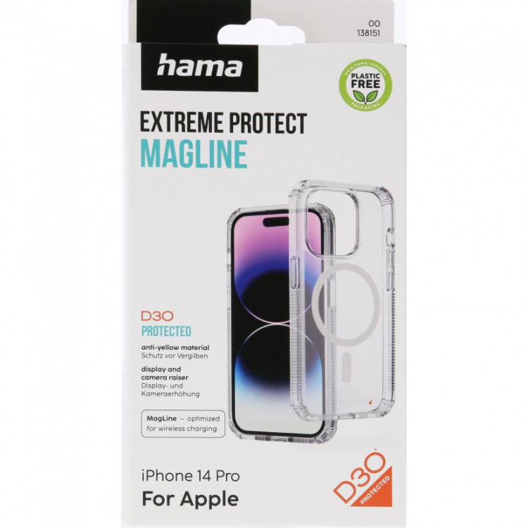 Hama Mobilcover Extreme Protect iPhone Pro MagCase Transparent