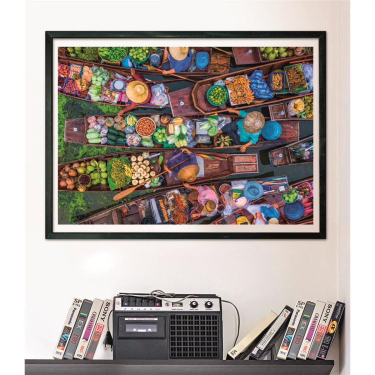 Clementoni Puslespil 1000 Pcs CB High Quality Collection Thai Floating Market