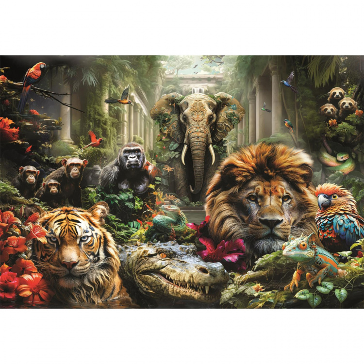 Clementoni Puslespil 1000 Pcs CB Mystic Jungle