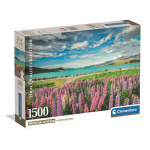 Clementoni Puslespil 1500 Pcs CB High Quality Collection Lupins At Lake Tekapo