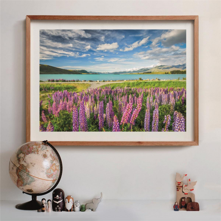 Clementoni Puslespil 1500 Pcs CB High Quality Collection Lupins At Lake Tekapo