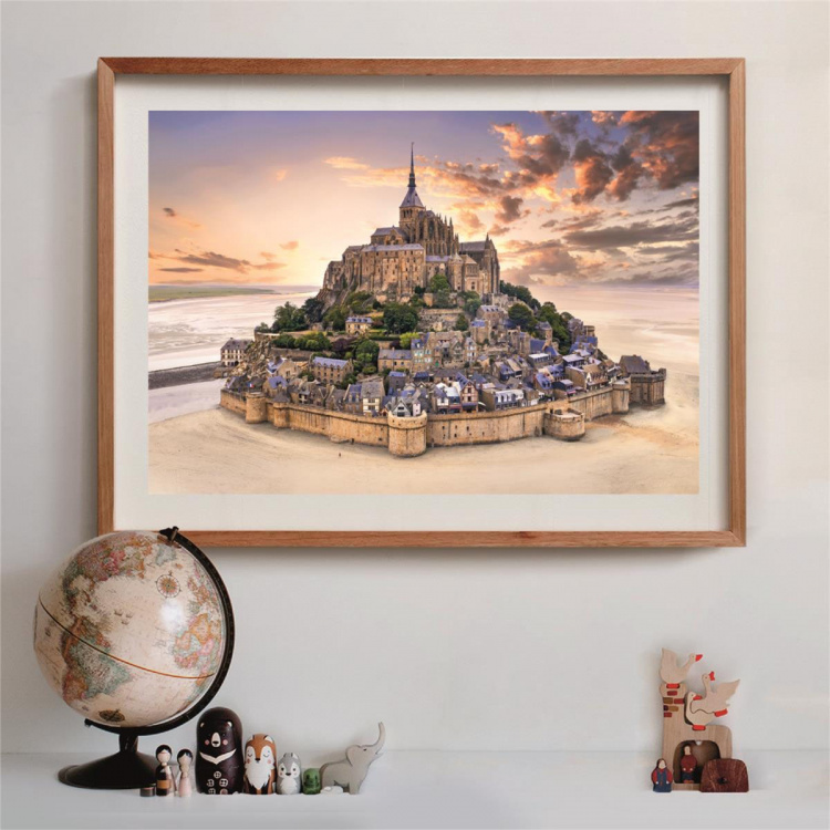 Clementoni Puslespil 1500 Pcs CB High Quality Collection The Mont Saint-Michel Rising