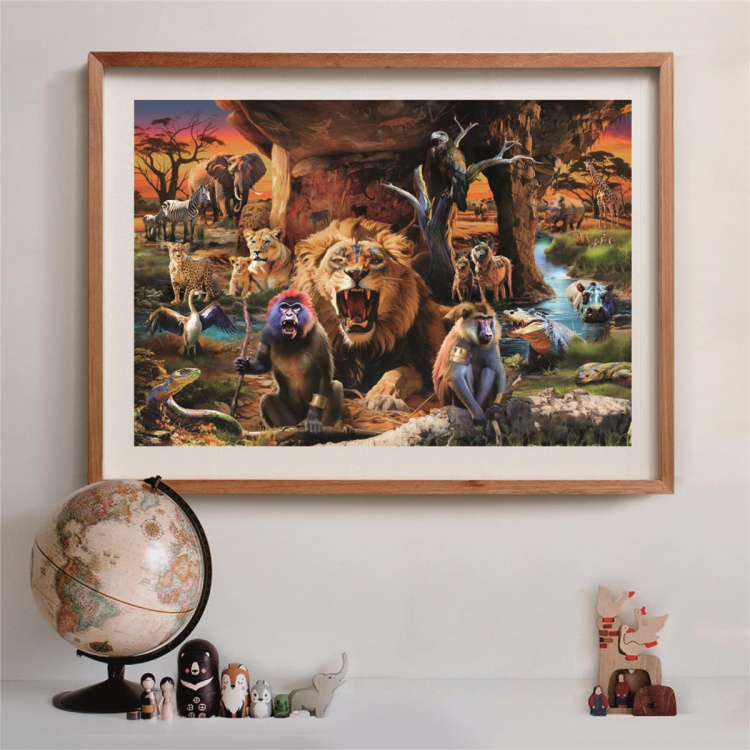 Clementoni Puslespil 1500 Pcs CB High Quality Collection The Tribal Society