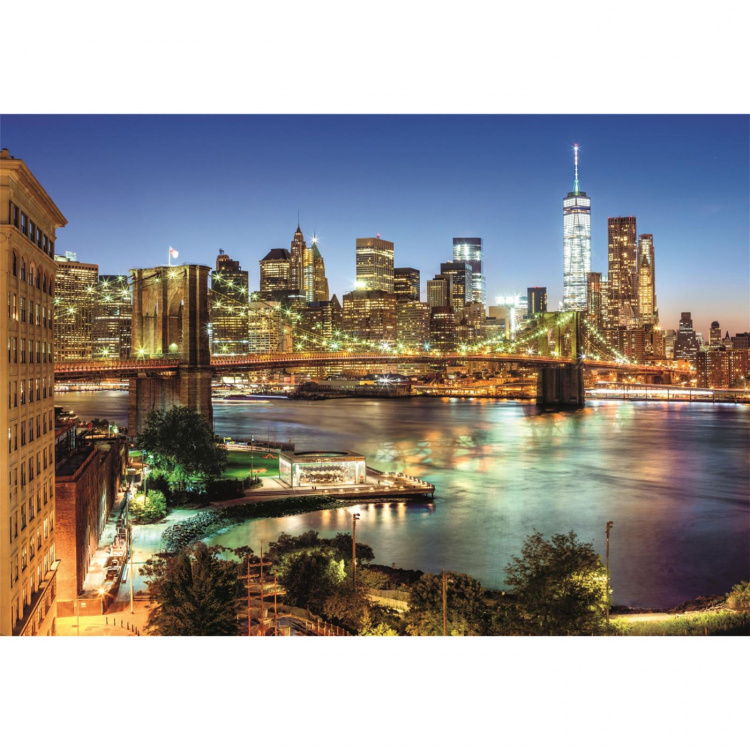 Clementoni Puslespil 6000 Pcs High Quality Collection Brooklyn Bridge Lights