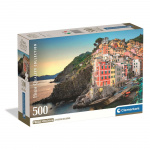 Clementoni Puslespil 500 Pcs CB High Quality Collection Riomaggiore Coast