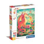 Clementoni Puslespil 60 Pcs Noli A Dragon Family