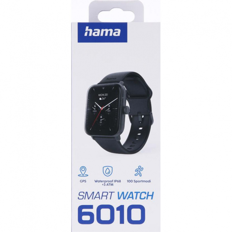 Hama Smart Watch 6010 Sort