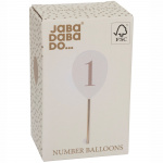 JaBaDaBaDo Sifferballonger 0-9 till ljusstake