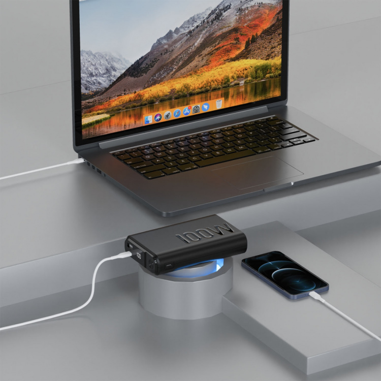 Celly PowerBank 20.000 mAh 100W PD Svart