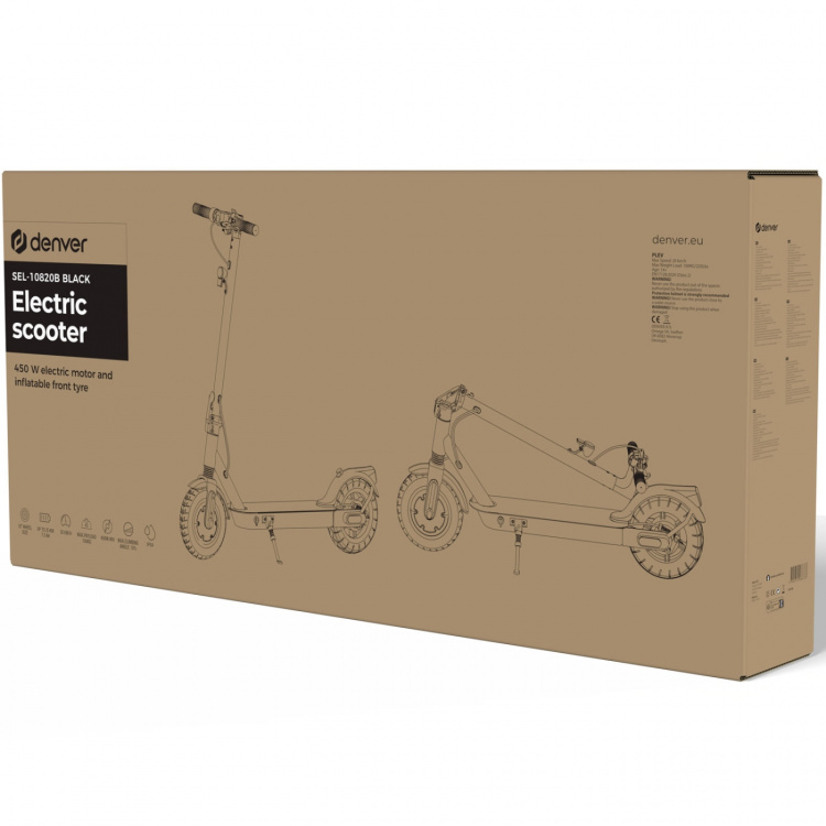 Denver E-scooter 450W motor 20km/h 10