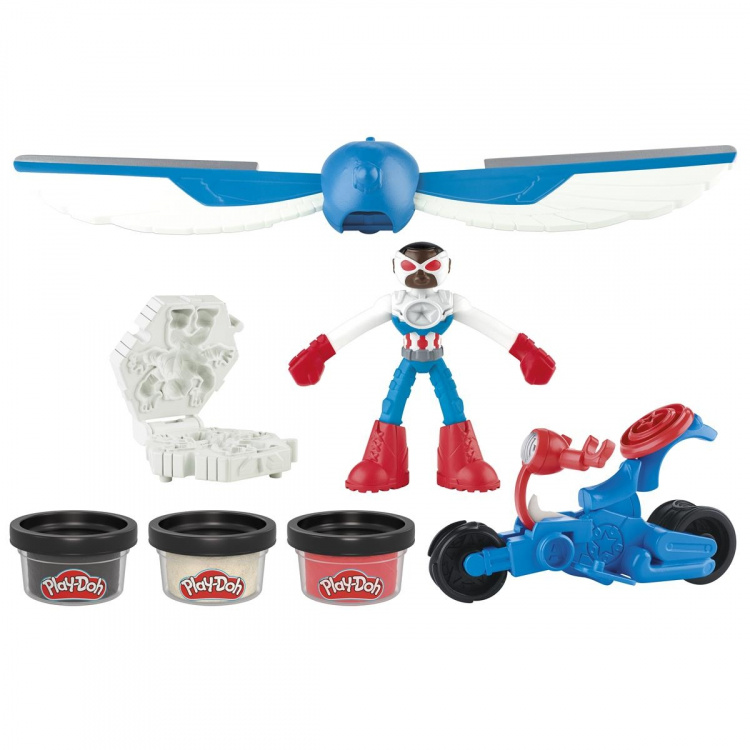 PLAY-DOH Marvel Captain America Moto Slicer