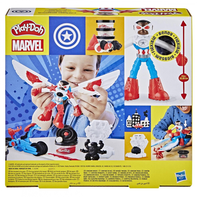 PLAY-DOH Marvel Captain America Moto Slicer