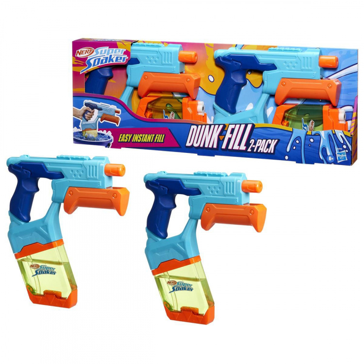 Nerf Super Soaker Dunk Fill 2 Stk Nerf Super Soaker Dunk Fill 2 Stk