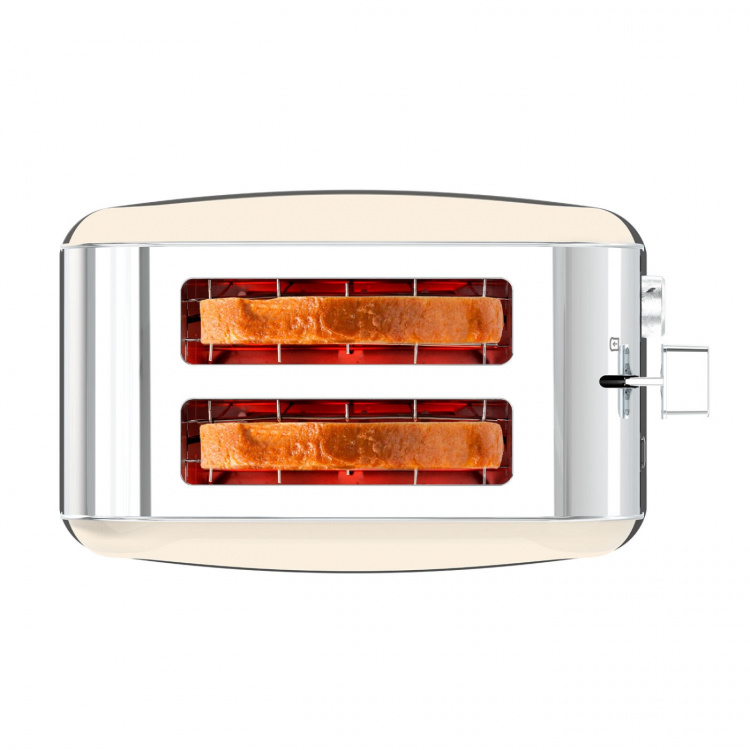 Taurus Brødrister Vintage 2 Skiver Cream Taurus Brødrister Vintage 2 Skiver Cream