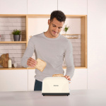 Taurus Brødrister Vintage 2 Skiver Cream Taurus Brødrister Vintage 2 Skiver Cream