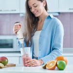 BLACK+DECKER Stavblender 750W Hvid Sæt