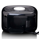 Lenco FM Clock Radio med natlys Sort