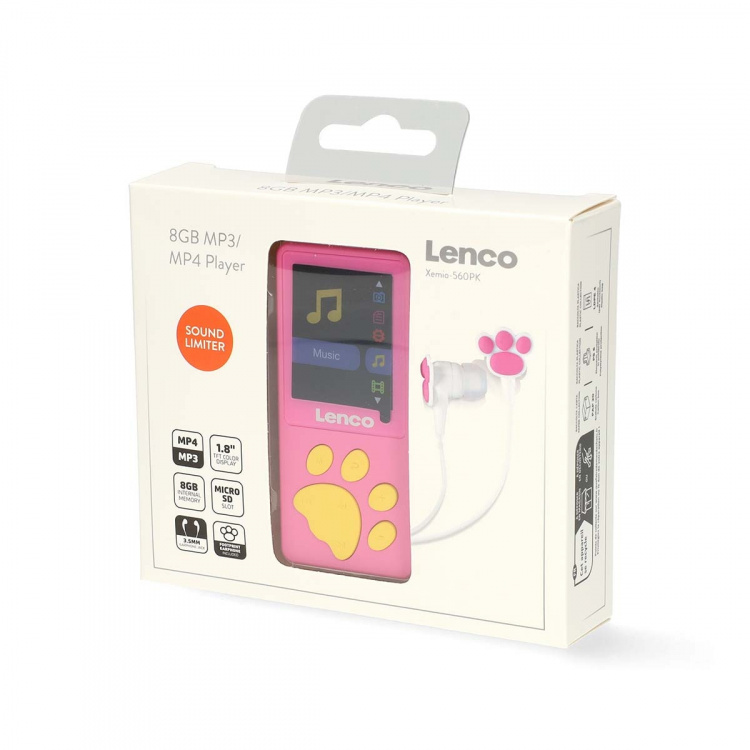 Lenco 8GB MP3 MP4-afspiller med 1,8