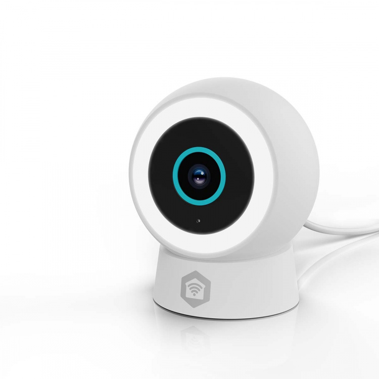 Nedis SmartLife udendørskamera | Spotlight | 3MP Full HD 1296p | IP65 | Cloud Storage (mulighed) / microSD (ikke inkluderet) / Onvif | 5 V DC | Med bevægelsessensor | Nattesyn | Hvid
