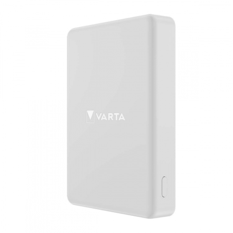 Varta Mag Pro trådløs powerbank 5.000 mAh - hvid udgave
