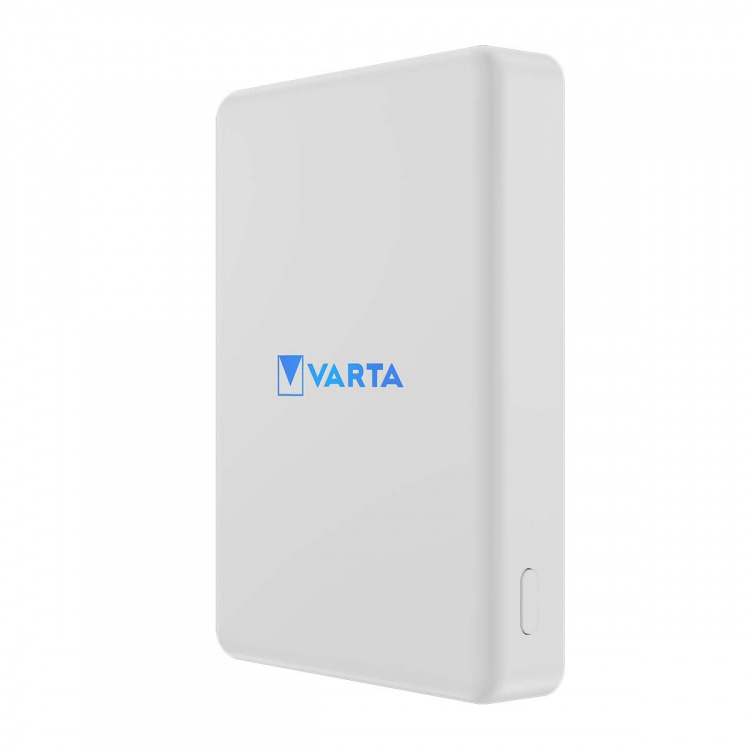 Varta Mag Pro trådløs powerbank 5.000 mAh - hvid udgave