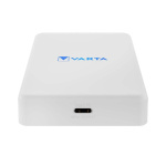Varta Mag Pro trådløs powerbank 5.000 mAh - hvid udgave