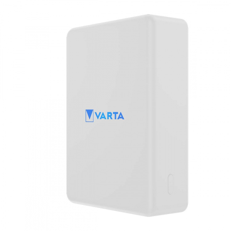 Varta Mag Pro trådløs powerbank 10.000 mAh - hvid udgave