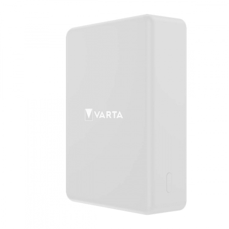 Varta Mag Pro trådløs powerbank 10.000 mAh - hvid udgave