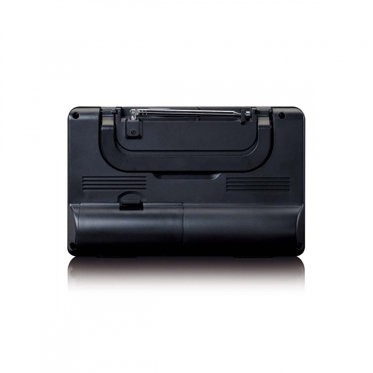 Lenco MPR-035BK Kompakt bærbar FM-radio med LCD-skærm Sort