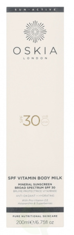 OSKIA Vitamin Body Milk Mineral Sunscreen SPF30 200 ml