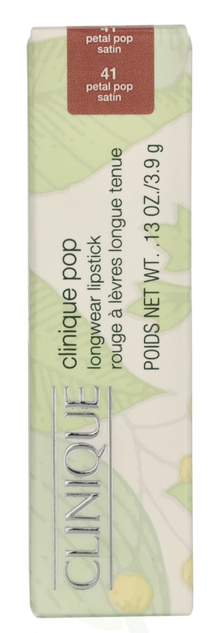 Clinique Pop Longwear Satin Lipstick 3.9 g #41 Petal Pop