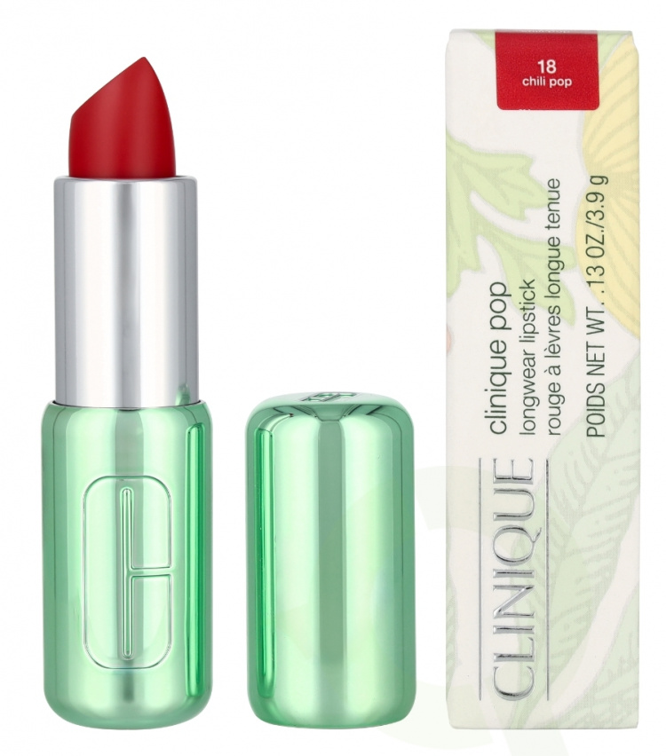 Clinique Pop Longwear Matte Lipstick 3.9 g #18 Chili Pop