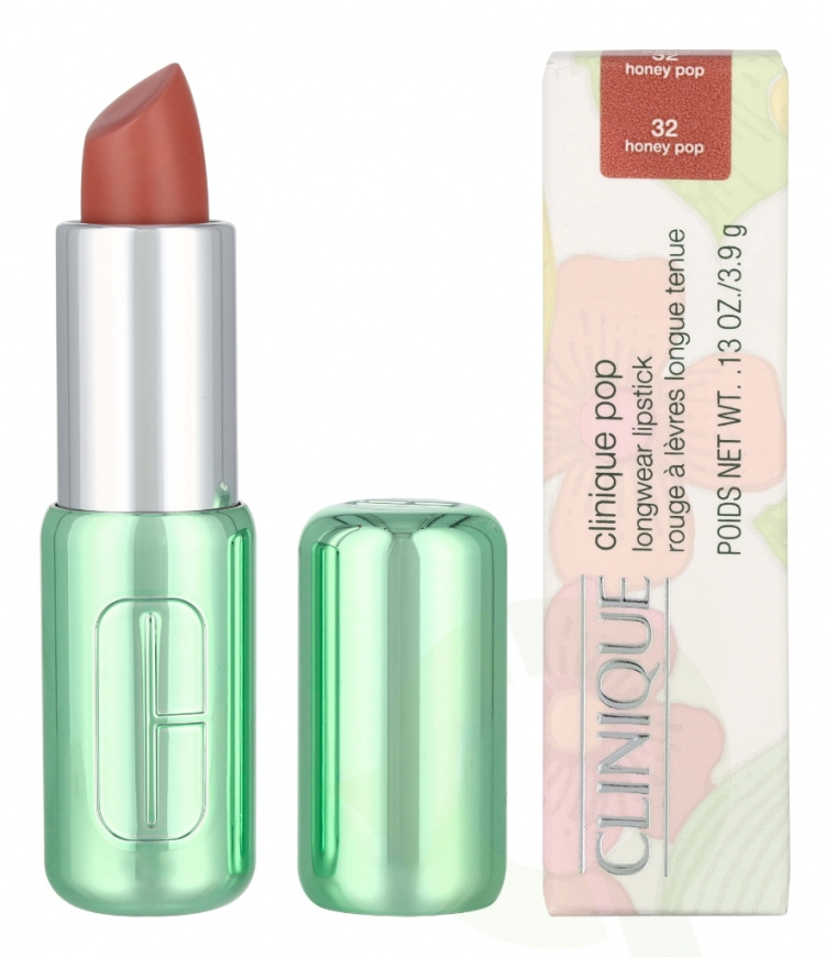 Clinique Pop Longwear Satin Lipstick 3.9 g #32 Honey Pop