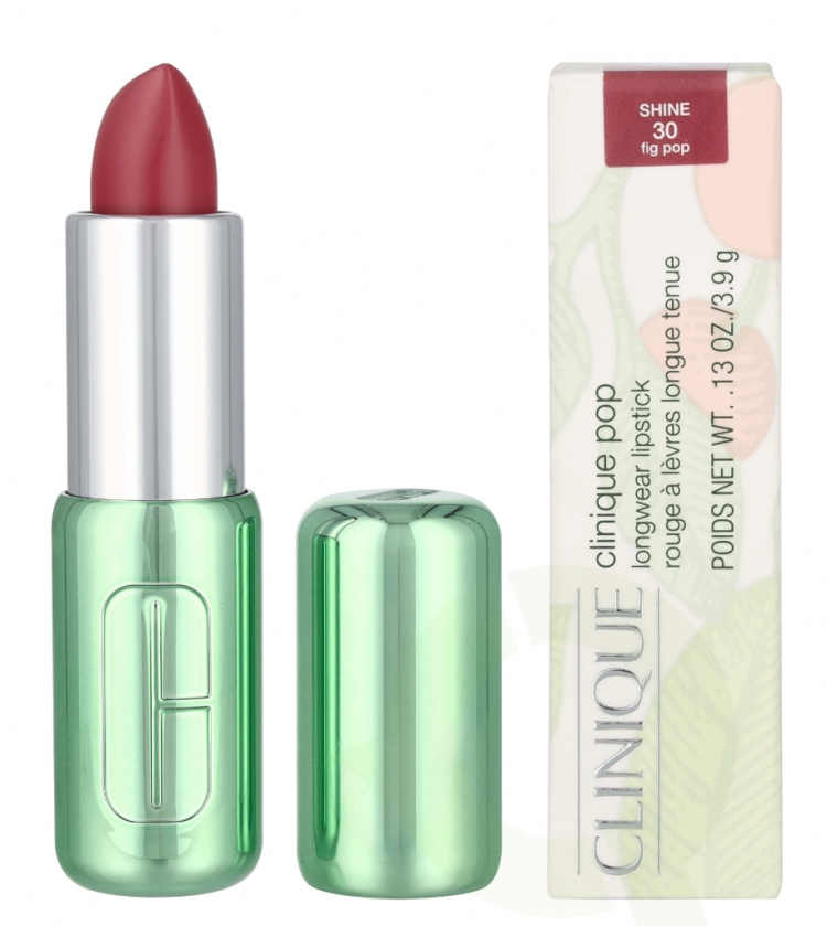 Clinique Pop Longwear Shine Lipstick 3.9 g #12 Fig Pop
