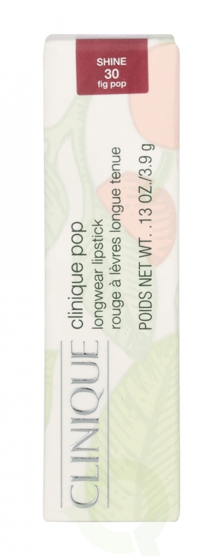 Clinique Pop Longwear Shine Lipstick 3.9 g #12 Fig Pop