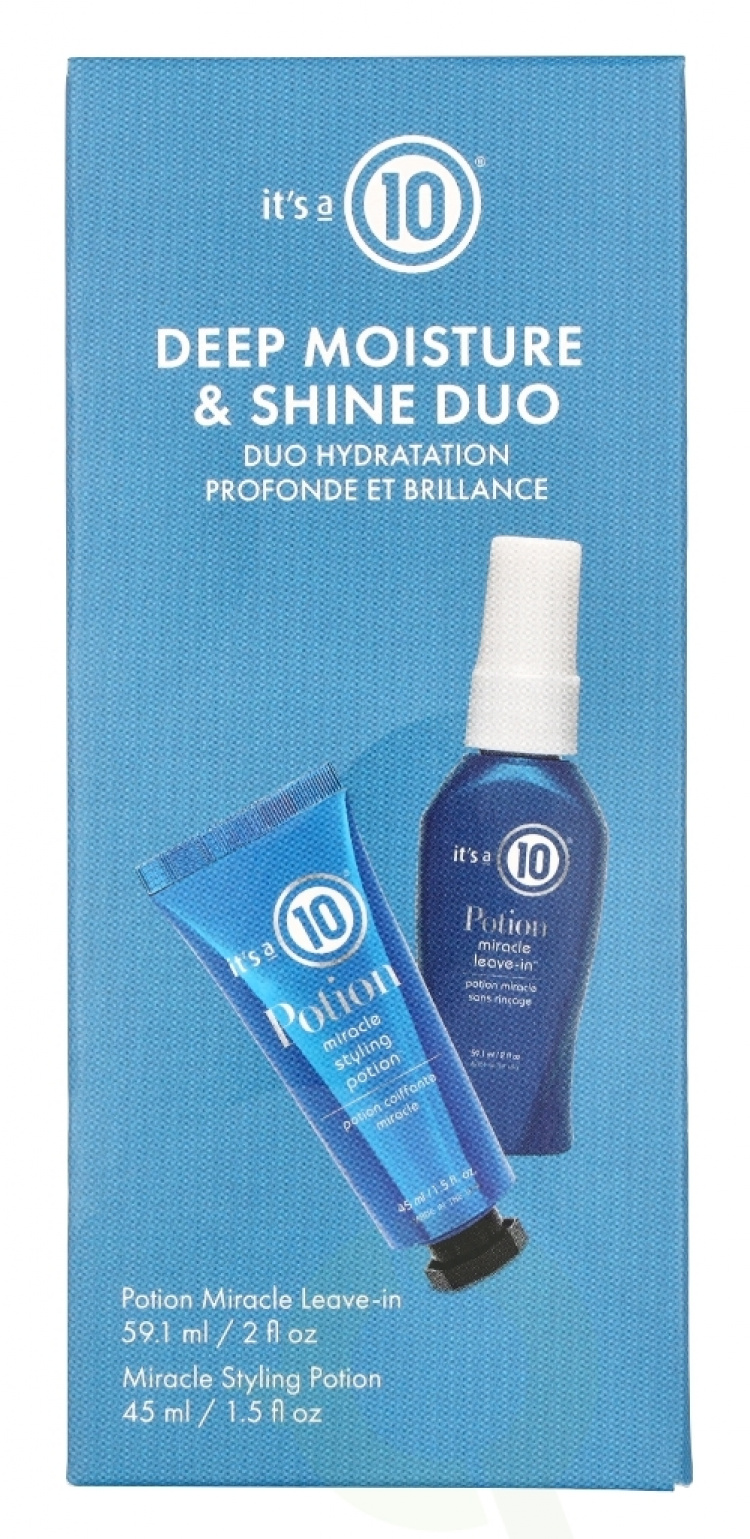 It\'s a 10 Potion Deep Moisture & Shine Duo Set 104.1 ml Leave-in 59,1ml/Styling Potion 45ml