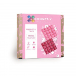 Connetix Basisplade - Pastelrosa og bær - (CT-P-PB002-BP)