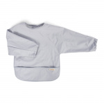Filibabba Hagesmæk med ærmer - Perleblå - 6-36 m
