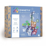 Connetix Udvidelsespakke til kuglebane - pastel - 80 brikker - (CT-P-00080-BR)