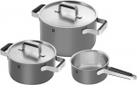 Zwilling Pure gryde- og pandesæt - Grå - 3 dele Zwilling Pure gryde- og pandesæt - Grå - 3 dele