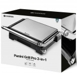 Champion Paninigrill Pro Health 2in1 med Bordsgrill 2000W PG600 Rostfri