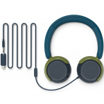 Philips Hörlurar On-Ear Barn Volymbegränsning 85dB Kabel Blågrön kristall