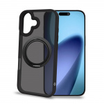 Celly Magstand MagSafe-kompatibelt skal med ringhållare iPhone 17 Svart Celly Magstand MagSafe-kompatibelt skal med ringhållare iPhone 17 Svart