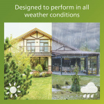 Philips Blaise Vägglampa Solcell LED 250/20lm Svart Philips Blaise Vägglampa Solcell LED 250/20lm Svart